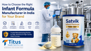 How to Choose the Right Infant Formula Manufacturer in India for Your Brand with advanced manufacturing facility and premium infant formula products