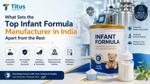 Top infant formula manufacturer in India featuring advanced formulation, quality standards, ingredient traceability, and regulatory compliance