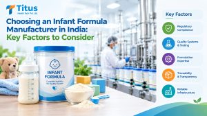 Choosing an Infant Formula Manufacturer in India with regulatory compliance quality testing formulation expertise and reliable manufacturing