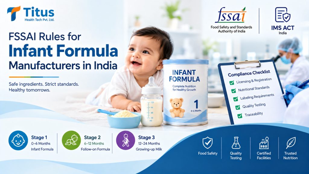 FSSAI rules for infant formula regulations in India