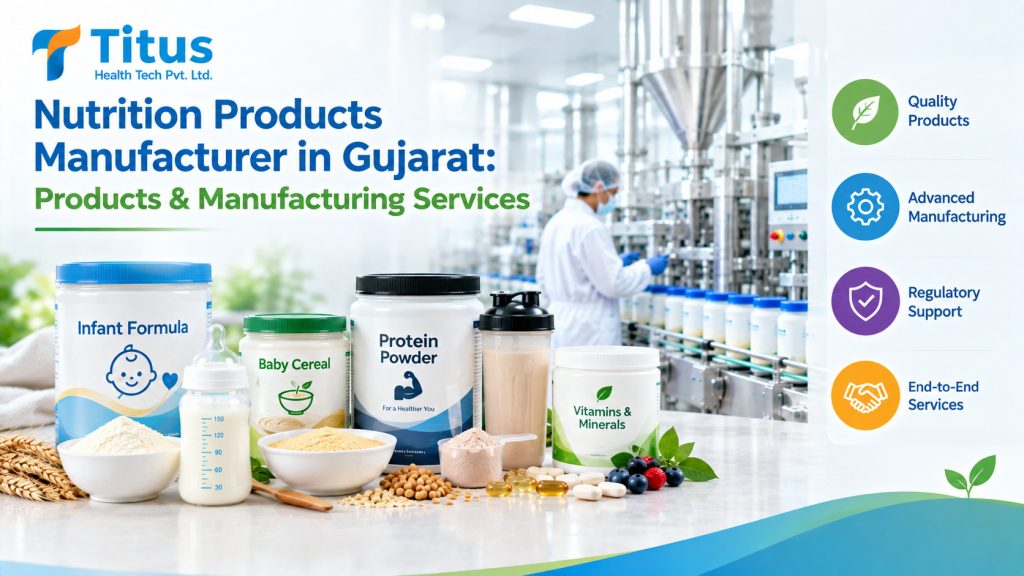 Nutrition Products Manufacturer in Gujarat providing quality nutrition products advanced manufacturing regulatory support and end-to-end services